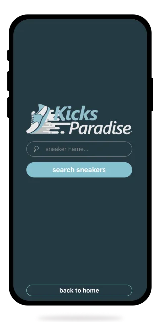 Kicks Paradise portfolio project